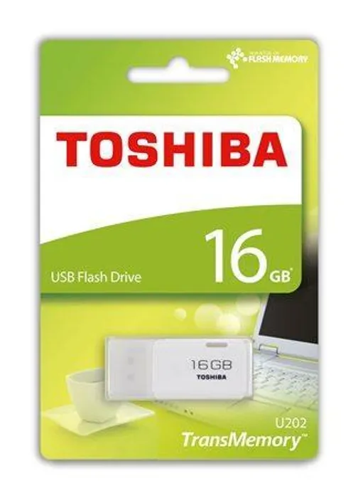 Hauptbild des Produkts 16GB USB flash disk "HAYABUSA", bílá, USB 2.0, 18/5MB/sec, TOSHIBA