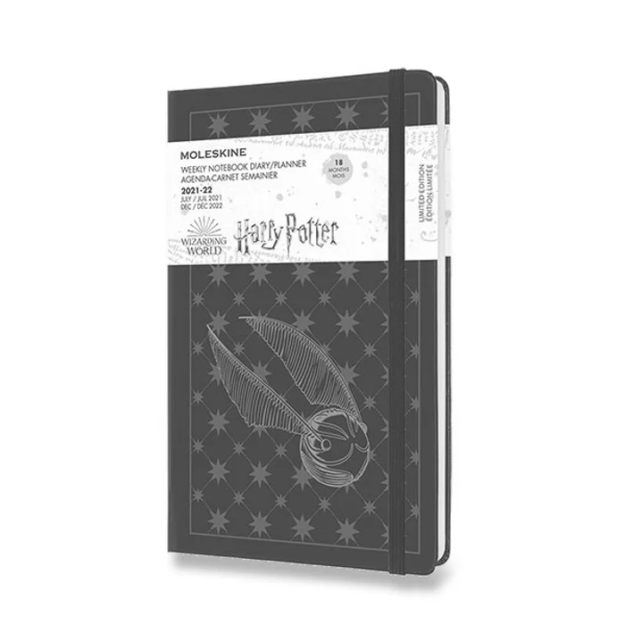 Hauptbild des Produkts 18měsíční diář Moleskine 2021-22 Harry Potter - tvrdé desky L, týdenní, černý