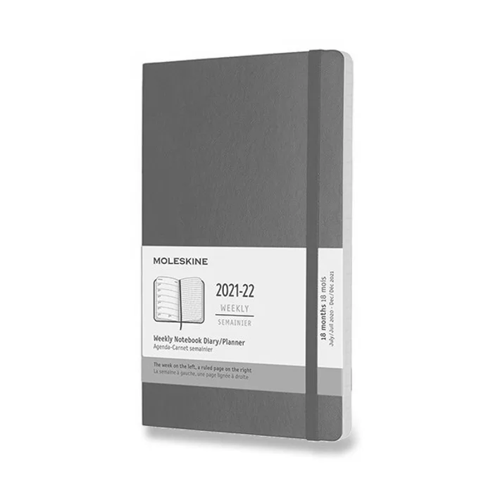 Hauptbild des Produkts 18měsíční diář Moleskine 2021-22 - měkké desky červený