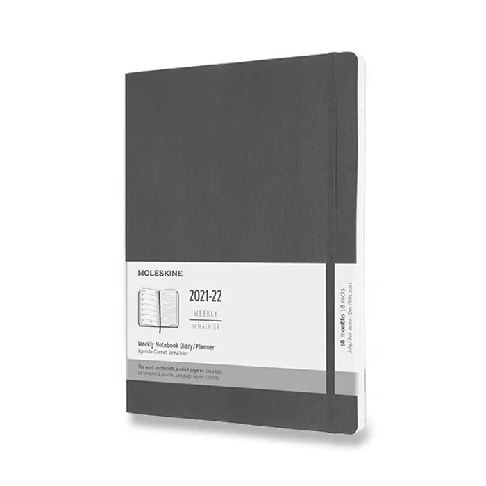 Hauptbild des Produkts 18měsíční diář Moleskine 2021-22 - měkké desky modrý