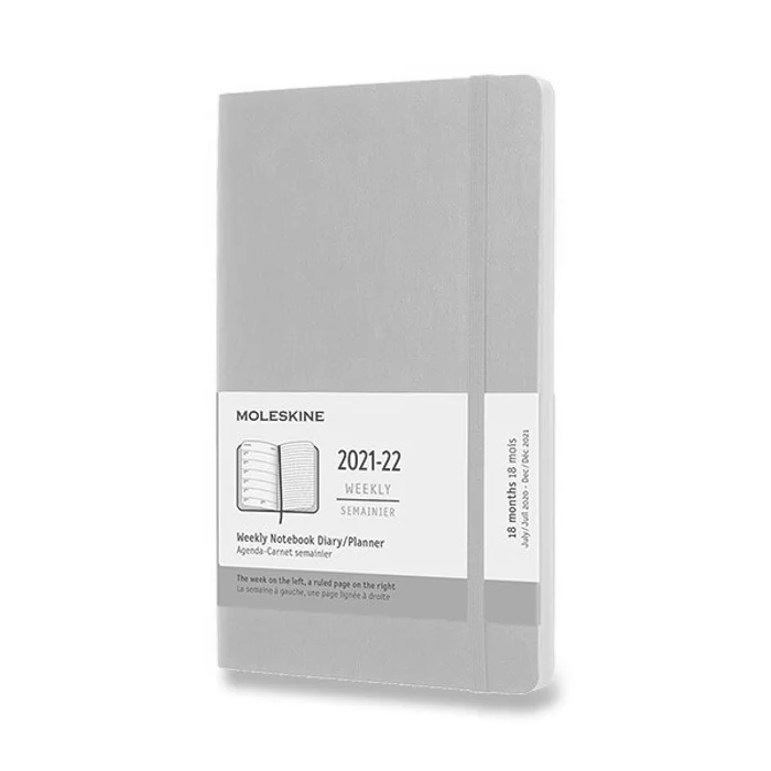 Hauptbild des Produkts 18měsíční diář Moleskine 2021-22 - měkké desky sv. zelený