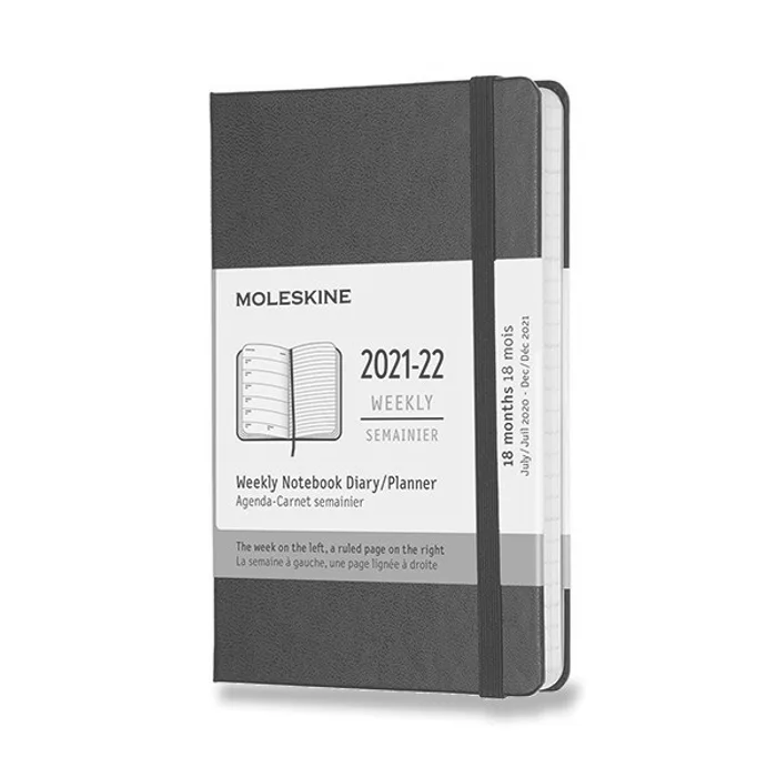 Hauptbild des Produkts 18měsíční diář Moleskine 2021-22 - tvrdé desky černý