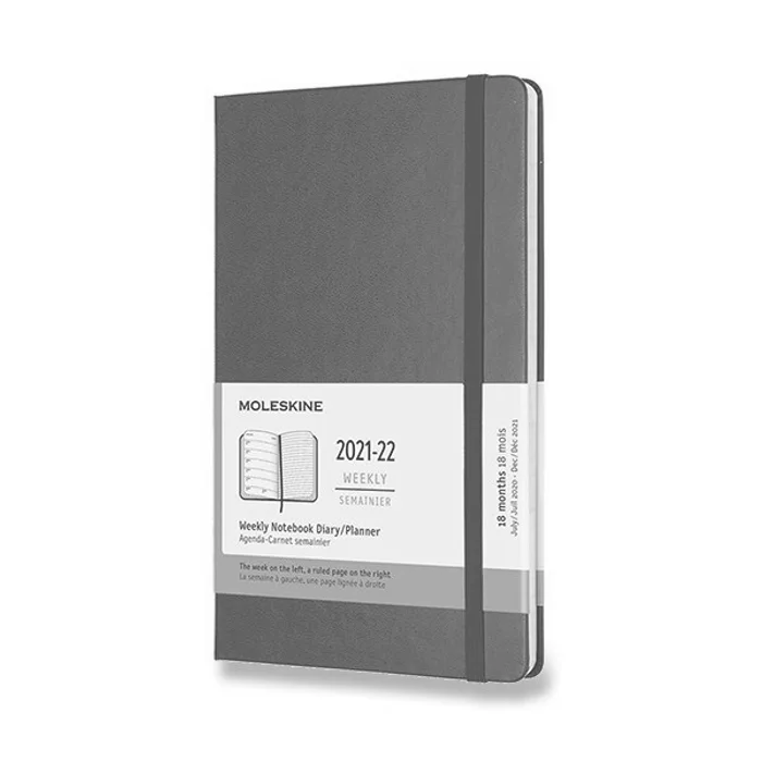 Hauptbild des Produkts 18měsíční diář Moleskine 2021-22 - tvrdé desky červený