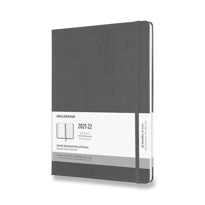 Hauptbild des Produkts 18měsíční diář Moleskine 2021-22 - tvrdé desky modrý