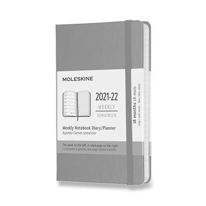 Hauptbild des Produkts 18měsíční diář Moleskine 2021-22 - tvrdé desky tm. růžový