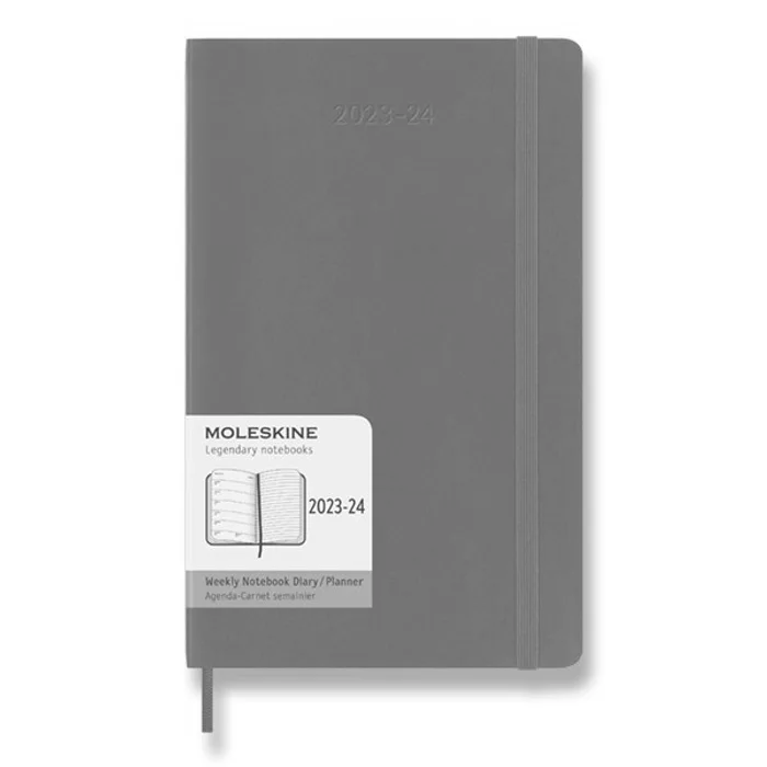 Hauptbild des Produkts 18měsíční diář Moleskine 2023-24 - měkké desky L, týdenní, výběr barev tmavě zelený