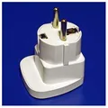 Weiteres Produktbild 230V Reise-Adapter, CEE7 (vidlice)-zásuvka, 0, weiss