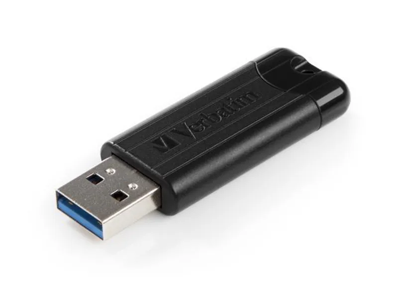 Hauptbild des Produkts 256GB USB Flash disk "PinStripe", USB 3.0, VERBATIM, černý