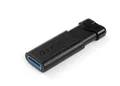 256GB USB-Stick "PinStripe", USB 3.0, VERBATIM, schwarz