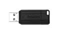 32 GB USB Flash 2.0, 11/8 MB/Sek., Nadelstreifen, VERBATIM, schwarz