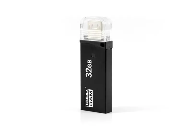 Hauptbild des Produkts 32GB USB flash disk 3.0 + micro USB adaptér, 120/10 MB/sec, kov, GOODRAM "TWIN"
