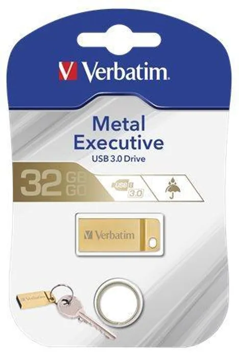 Hauptbild des Produkts 32GB USB flash disk "Exclusive Metal", USB 3.0, VERBATIM