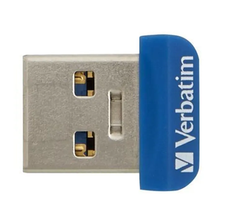 Hauptbild des Produkts 64GB USB Flash 3.0, 80/25 MB/sec, VERBATIM "NANO STORE ´N´ STAY"