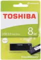 8GB USB-Stick „DAICHI“, schwarz, USB 3.0, TOSHIBA