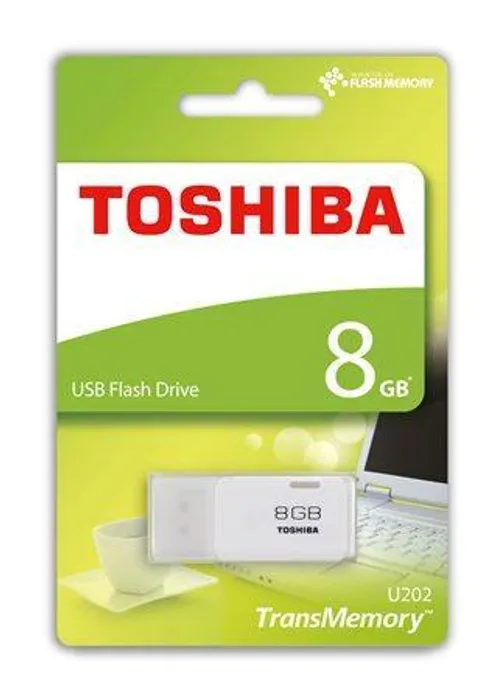 Hauptbild des Produkts 8GB USB flash disk "HAYABUSA", bílá, USB 2.0, 18/5MB/sec, TOSHIBA