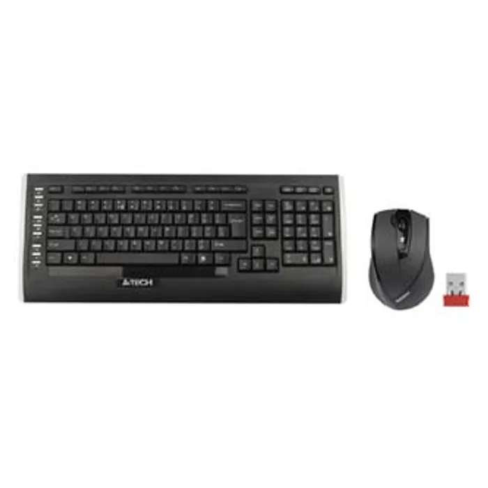 Hauptbild des Produkts A4Tech 9300F, Sada klávesnice s bezdrátovou optickou myší, AAA, US, klasická, 2.4 [GHz],