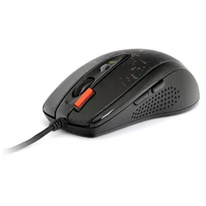 A4Tech Maus F5, 3000DPI, optisch, 7Tas., USB verdrahtet, schwarz, Game, V-Track, Speicher 160kB