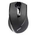 A4Tech Maus G9-730FX-1, 2000DPI, 2.4 [GHz], optisch, 4Tas., schnurlos, schwarz, 1 Stk AA, klassisch, V-Track