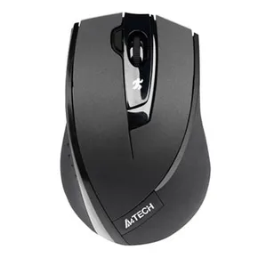 A4Tech Maus G9-730FX-1, 2000DPI, 2.4 [GHz], optisch, 4Tas., schnurlos, schwarz, 1 Stk AA, klassisch, V-Track