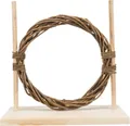 Agility-Set für Nagetiere – Hindernis, Kreis, Holz/Weide, 28 × 26 × 12 cm