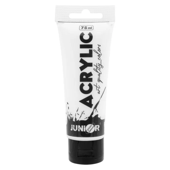 Hauptbild des Produkts Akrylová barva JUNIOR 75 ml - bílá/white
