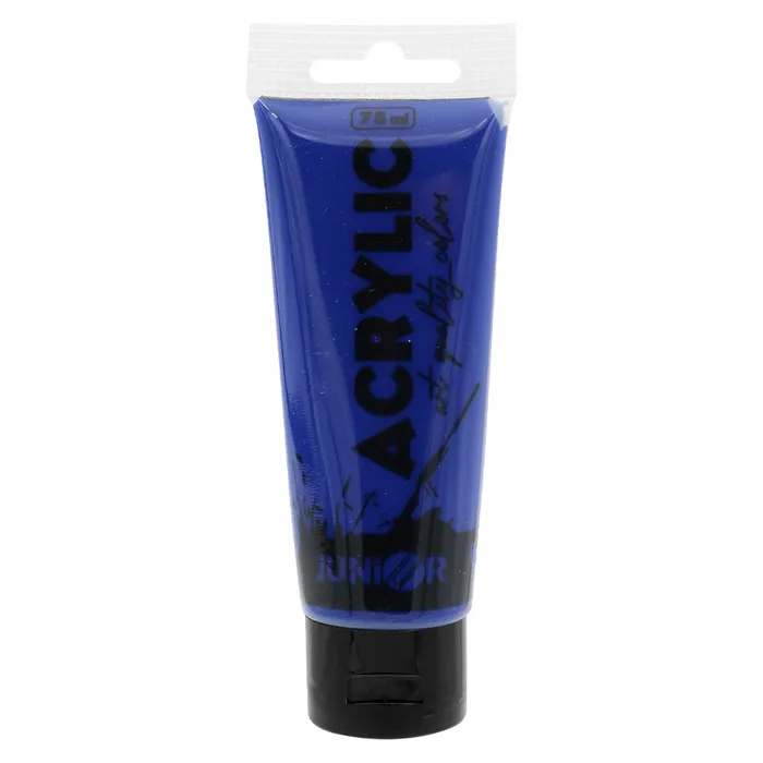 Hauptbild des Produkts Akrylová barva JUNIOR 75 ml - modrá/blue