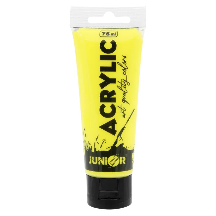 Hauptbild des Produkts Akrylová barva JUNIOR 75 ml - žlutá/yellow