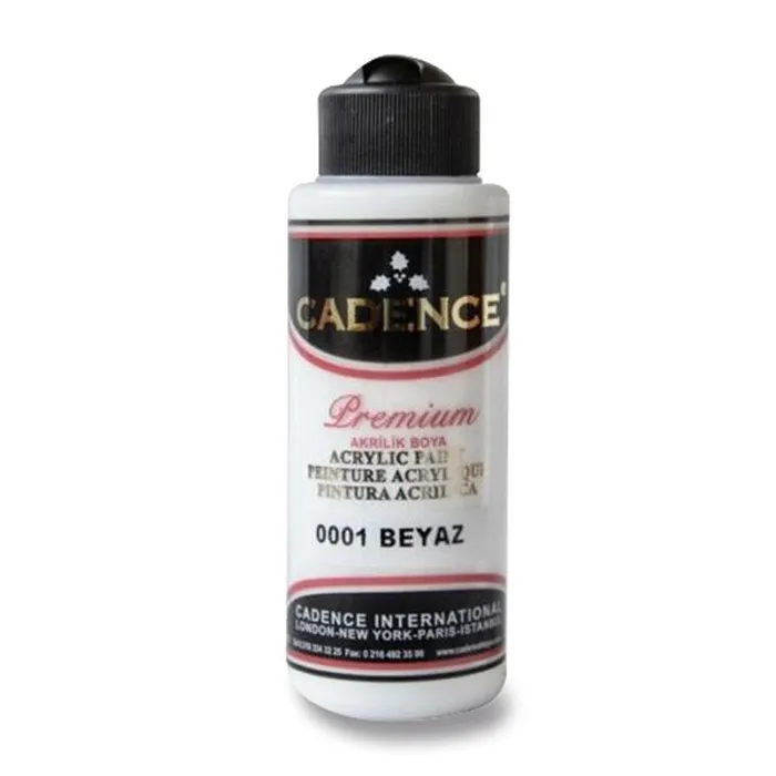 Hauptbild des Produkts Akrylové barvy Cadence Premium 120 ml, bílá