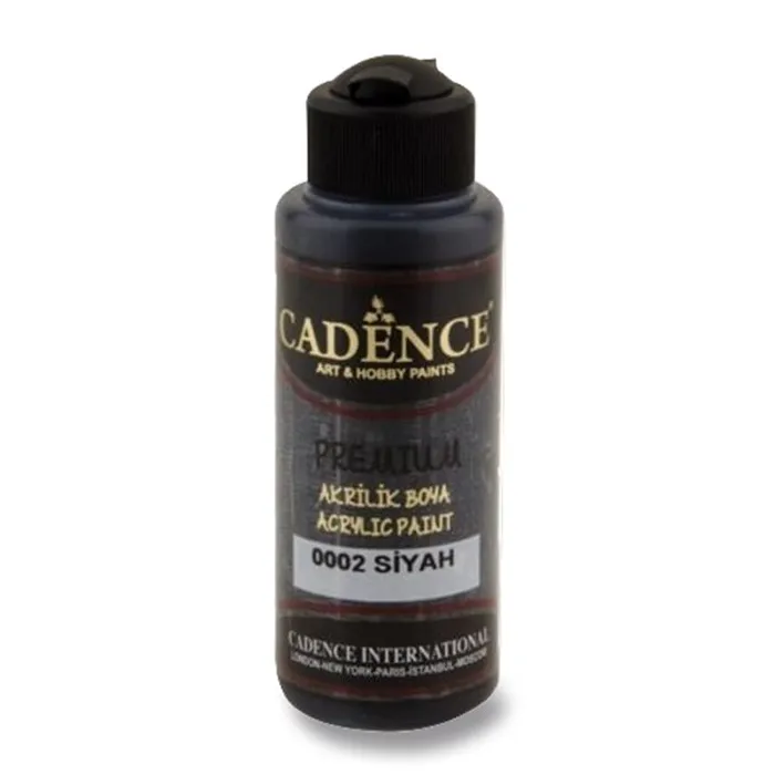 Hauptbild des Produkts Akrylové barvy Cadence Premium 120 ml,černá