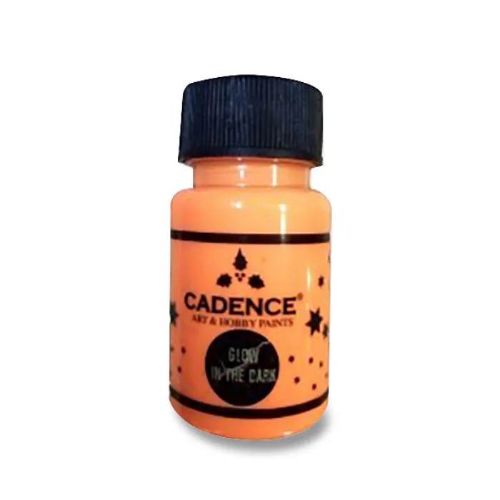Hauptbild des Produkts Akrylové barvy Cadence Premium 50 ml, svítící ve tmě, oranžová
