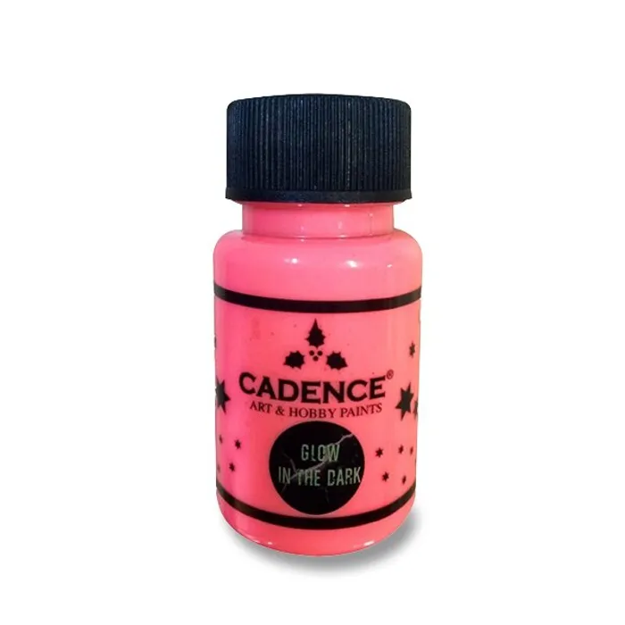 Hauptbild des Produkts Akrylové barvy Cadence Premium 50 ml, svítící ve tmě, růžová