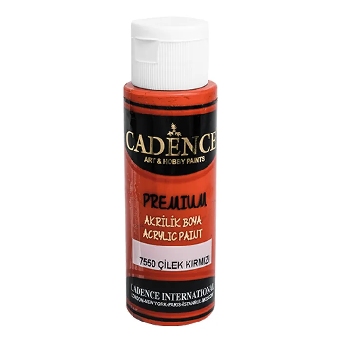 Hauptbild des Produkts Akrylové barvy Cadence Premium červená