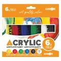 Acrylfarben JUNIOR 75 ml - 6 Stück Grundset