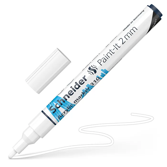 Hauptbild des Produkts Akrylový popisovač Schneider Paint-It 310 bílá