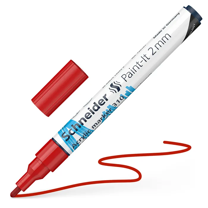 Hauptbild des Produkts Akrylový popisovač Schneider Paint-It 310 červená