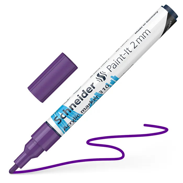 Hauptbild des Produkts Akrylový popisovač Schneider Paint-It 310 fialová