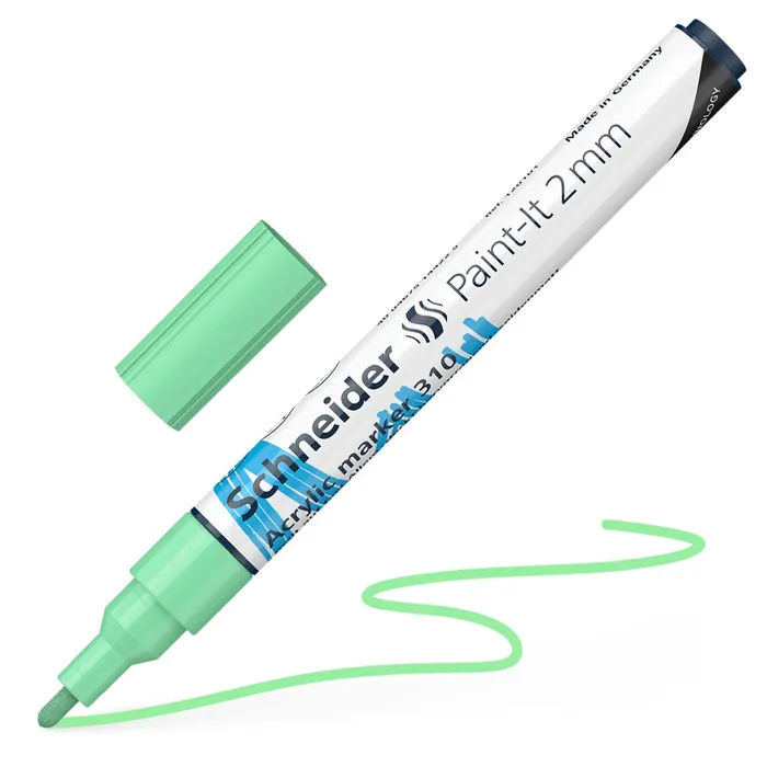 Hauptbild des Produkts Akrylový popisovač Schneider Paint-It 310 pastelová zelená