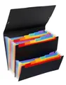 Weiteres Produktbild Aktentasche mit Fächern Rainbow Class, 12+6-teilig, schwarz, PP, VIQUEL