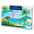 Aquarellfarben Faber-Castell mit Palette Tropical [12 Stk.]