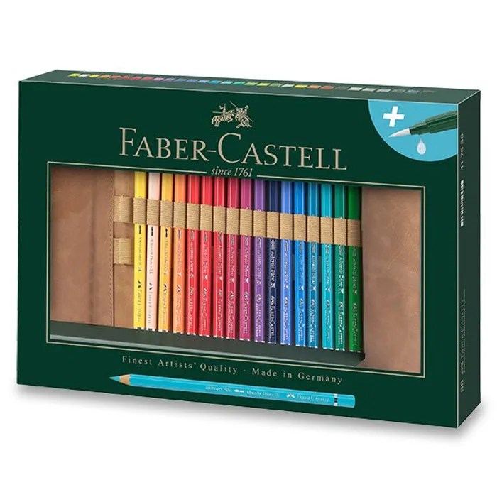 Hauptbild des Produkts Akvarelové pastelky Faber-Castell 117530 Albrecht Dürer pouzdro, 30 barev