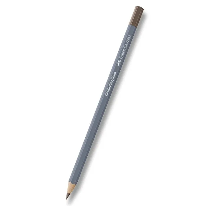 Hauptbild des Produkts Akvarelové pastelky Faber-Castell Goldfaber Aqua - hnědé, šedé a černé odstíny