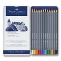 Faber-Castell Goldfaber Aqua Aquarellstifte, Blechdose, 12 Farben