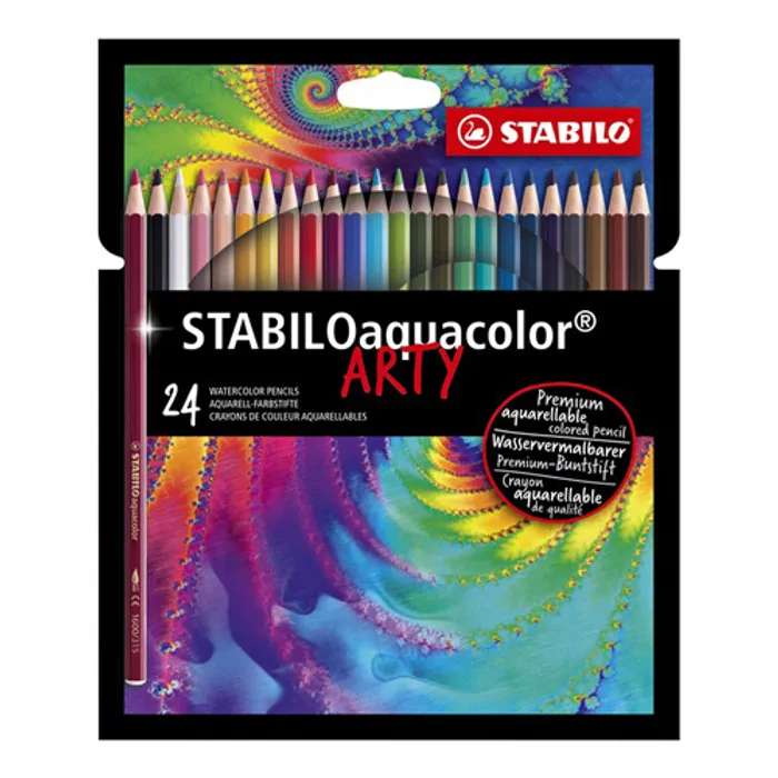 Hauptbild des Produkts Akvarelové pastelky STABILOaquacolor ARTY - sada 24 barev