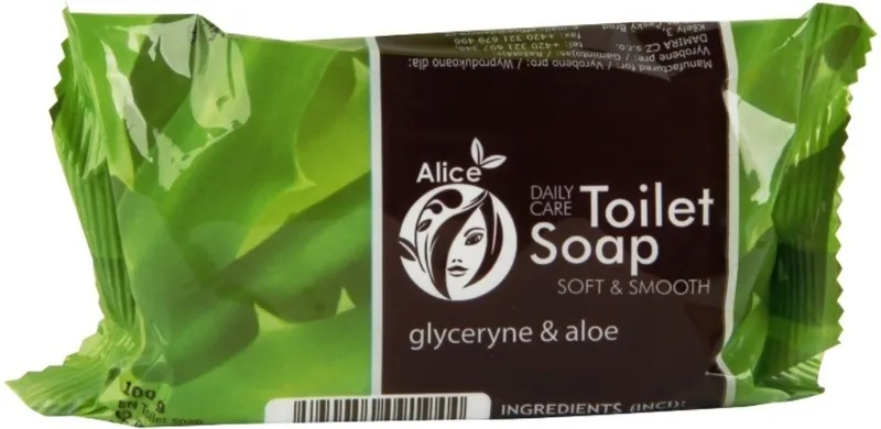 Hauptbild des Produkts Alice Glyceryne & Aloe Vera toaletní mýdlo 100g