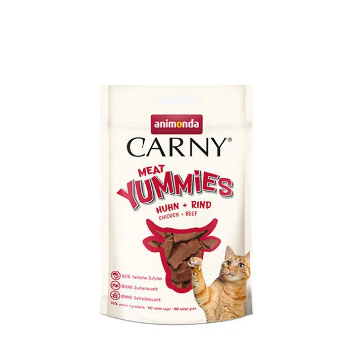 Hauptbild des Produkts ANIMONDA Carny Adult Meat Yummies - kuře + hovězí 50 g