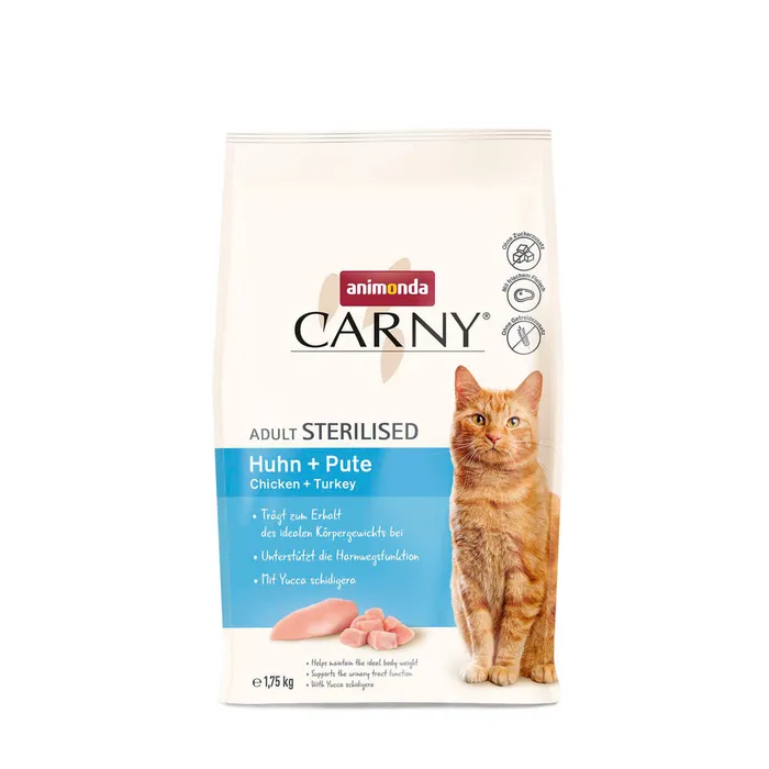 Hauptbild des Produkts ANIMONDA Carny Sterilised - kuře + krůta 1.75 kg