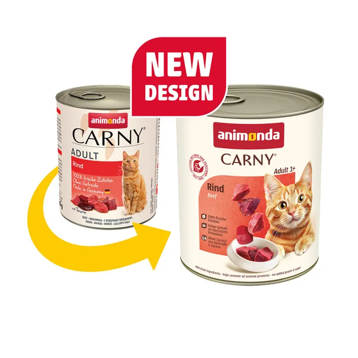 Hauptbild des Produkts ANIMONDA konzerva CARNY Adult - hovězí 800g