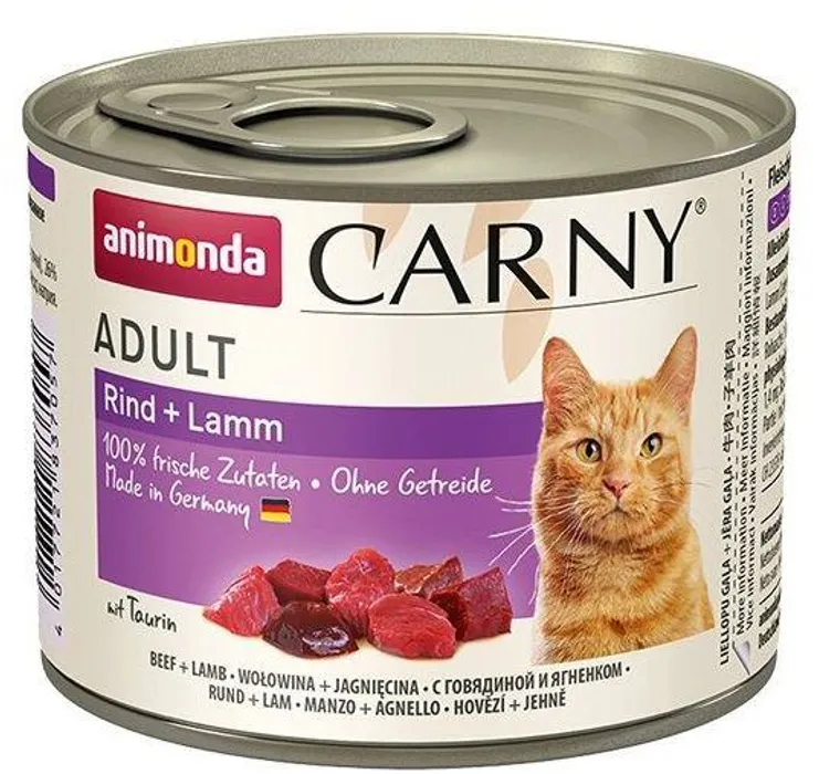 Hauptbild des Produkts ANIMONDA konzerva CARNY Adult - hovězí, jehněčí 200g