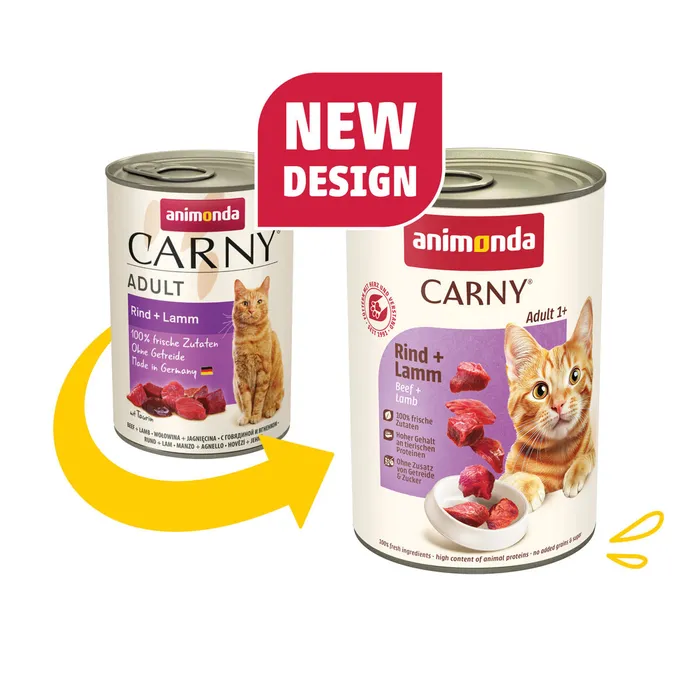 Hauptbild des Produkts ANIMONDA konzerva CARNY Adult - hovězí, jehněčí 400g