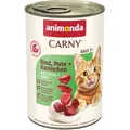 ANIMONDA Dosenfutter CARNY Adult - Rind, Truthahn, Kaninchen 400g